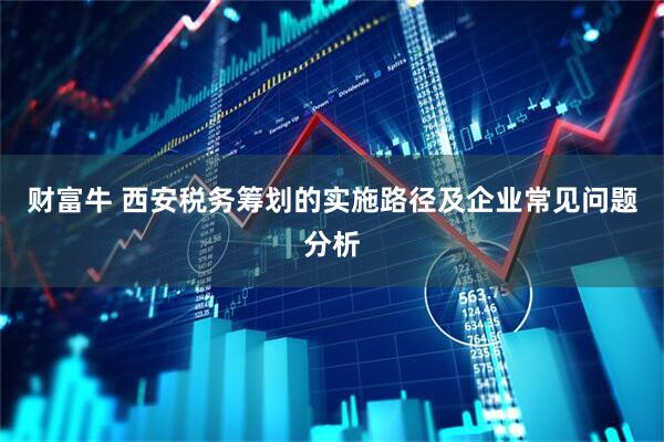 财富牛 西安税务筹划的实施路径及企业常见问题分析