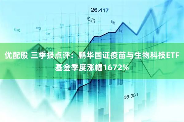 优配股 三季报点评：鹏华国证疫苗与生物科技ETF基金季度涨幅1672%