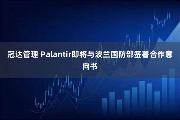 冠达管理 Palantir即将与波兰国防部签署合作意向书