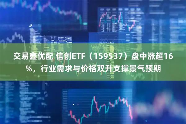 交易鑫优配 信创ETF（159537）盘中涨超16%，行业需求与价格双升支撑景气预期